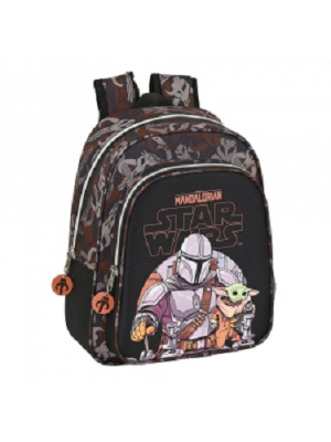 Mochila Pré Escolar 33cm adap trolley Star Wars The Mandalorian The Guild