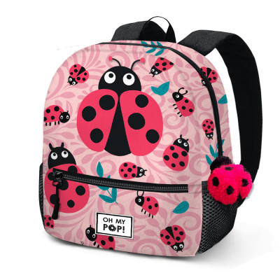 Mochila Pré Escolar 33cm Oh My Pop! Joaninha Sweet