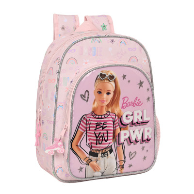 Mochila Pré Escolar 34cm adap trolley Barbie Sweet