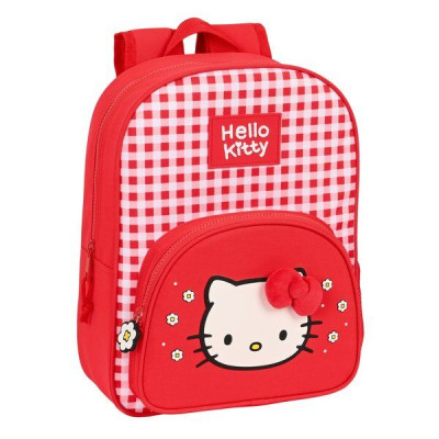 Mochila Pré Escolar 34cm adap trolley Hello Kitty Spring