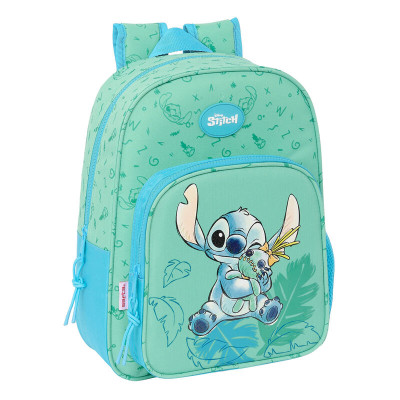Mochila Pré Escolar 34cm adap trolley Stitch Aloha