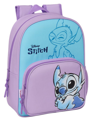 Mochila Pré Escolar 34cm adap trolley Stitch Sweet