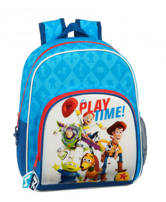 Mochila Pré Escolar 34cm adap trolley Toy Story Play Time