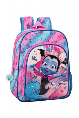 Mochila Pré Escolar 34cm adap Vampirina