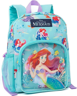 Mochila Pré Escolar 36cm Ariel A Pequena Sereia Disney