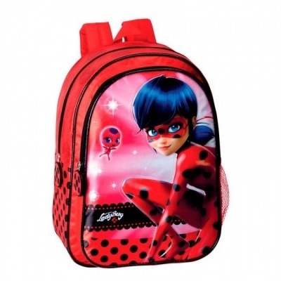 Mochila pré- escolar 37cm LadyBug 3D - Chique