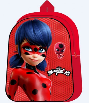 Mochila Pré Escolar 3D Ladybug 31cm