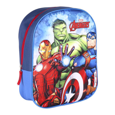Mochila Pré Escolar 3D Marvel Avengers 31cm