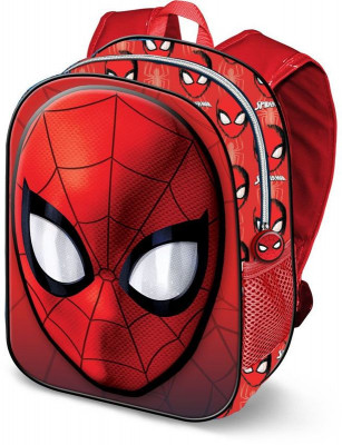 Mochila Pré-escolar 3D Spiderman 31cm Spiderweb
