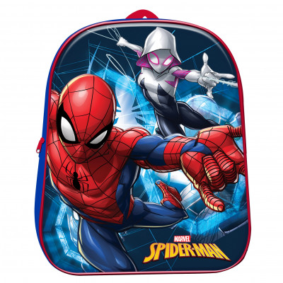 Mochila Pré Escolar 3D Spiderman 31cm