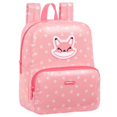 Mochila Pré Escolar adap trolley 27cm Raposa