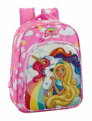 Mochila pré-escolar adp  34cm Barbie Dreamtopia