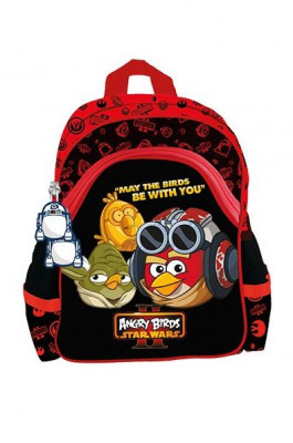 Mochila Pré Escolar Angry Birds Star Wars II 26cm