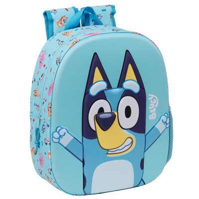 Mochila Pré Escolar Bluey Friends 3D 33cm