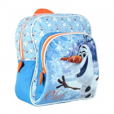 Mochila Pre Escolar c/ bolso Frozen Olaf Blue