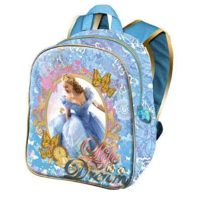 Mochila Pré escolar Cinderala 29cm
