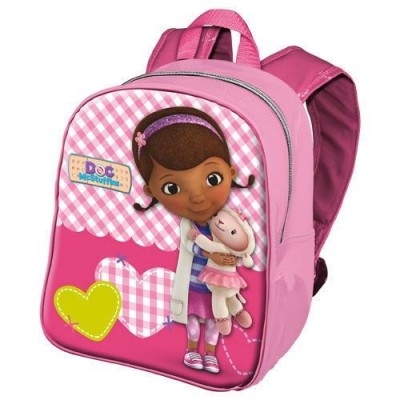 Mochila pre escolar Doutora Brinquedos Love pink