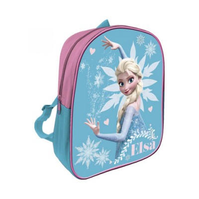 Mochila pre escolar Frozen Elsa Blue