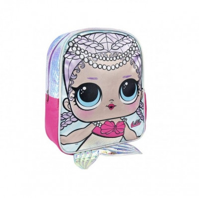 Mochila Pré Escolar LOL Surprise Merbaby 31cm