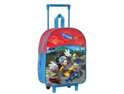 Mochila pré-escolar Mickey e Amigos trolley