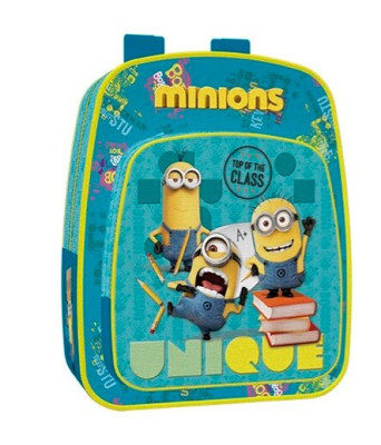 Mochila Pré Escolar Minions Unique 35cm