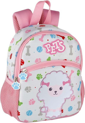 Mochila Pré Escolar Neoprene Poddle 32cm