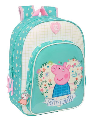 Mochila Pré-Escolar Peppa Pig Pretty Flowers 34cm