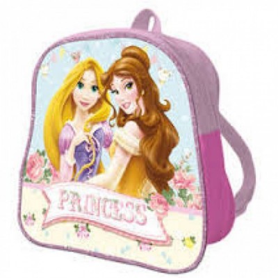 Mochila pré-escolar Princesas Disney 2 fechos