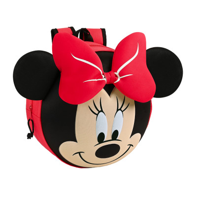 Mochila Pré Escolar Redonda 3D Minnie 31cm