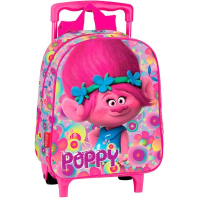 Mochila pre escolar trolley Trolls Poppy Flowers