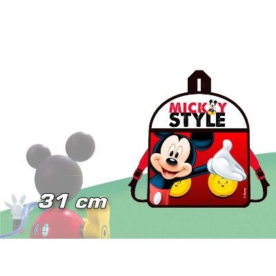 Mochila Pré Mickey Style 31cm.
