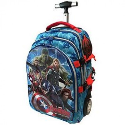 Mochila Trolley escolar alça telescópica Marvel Avengers Ultron