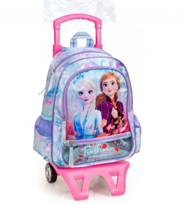 Mochila Trolley Escolar Premium 39cm Frozen 2 Trust Your Journey