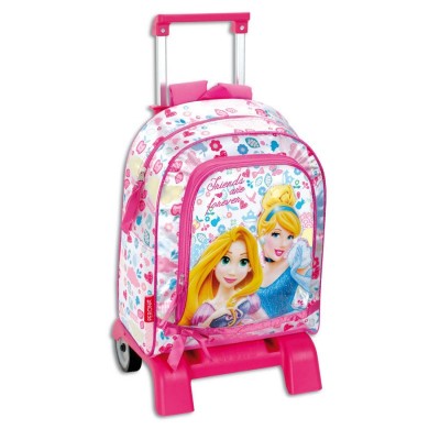 Mochila trolley escolar Premium 39cm Princesas Disney - Forever