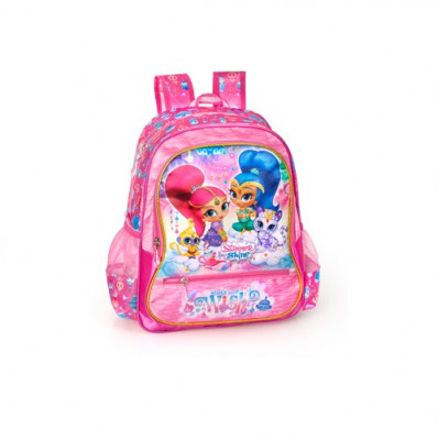 Mochila Trolley Escolar Premium 39cm Shimmer and Shine Wish