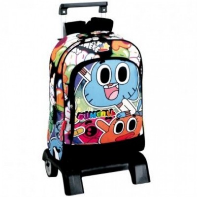 Mochila Trolley Gumball Place 40cm