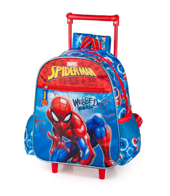 Mochila Trolley Pré-Escolar Spiderman Webbed Wonder 29cm