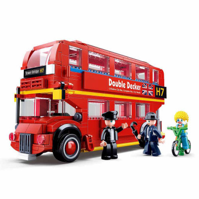 Model Bricks Autocarro Londrino 382 peças Sluban