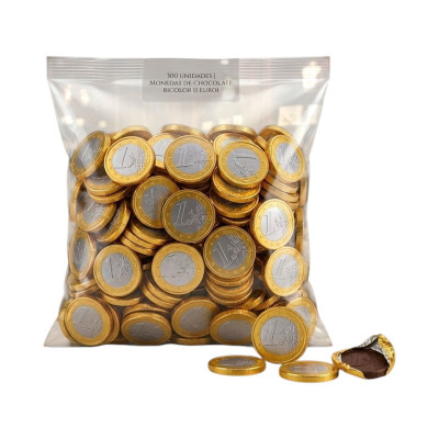 Moeda Euro Chocolate