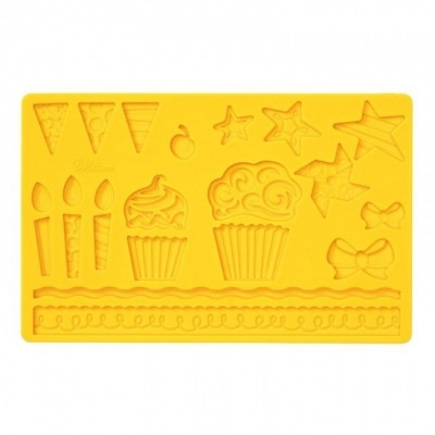 Molde Silicone Kids Party Designs