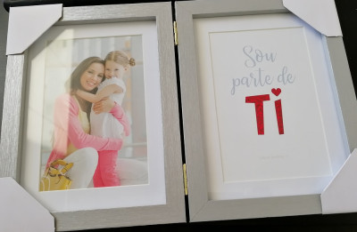 Moldura dupla Sou parte de ti Mãe