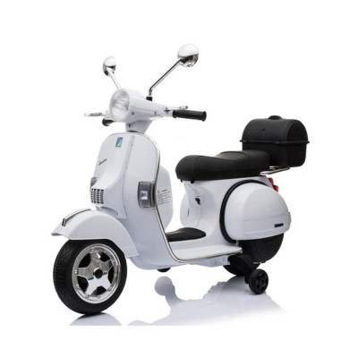 Mota Elétrica Vespa Clássica Piaggio 12V Branco