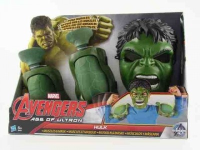Músculos e Máscara Hulk Avengers