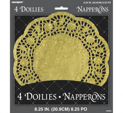 Naperons Papel Dourado 4 und