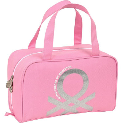 Necessaire Retangular Benetton Flamingo Pink