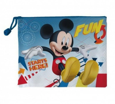 Necessaire transparente Mickey Fun Starts Here 23.5cm