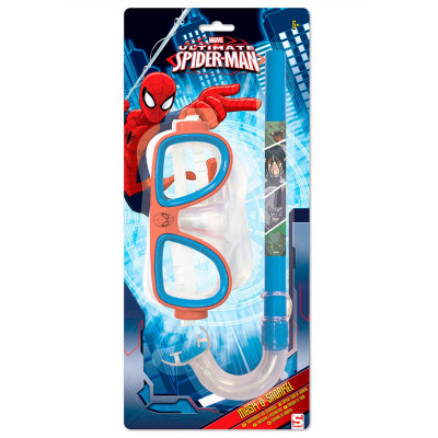 Óculos Mergulho com Tubo Spiderman