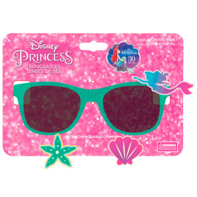 Óculos Sol Ariel Princesas Disney com Pins