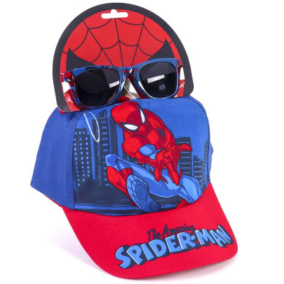 Óculos Sol + Boné Amazing Spiderman