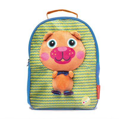 Oops Mochila com Peluche Super-Soft Urso 30cm